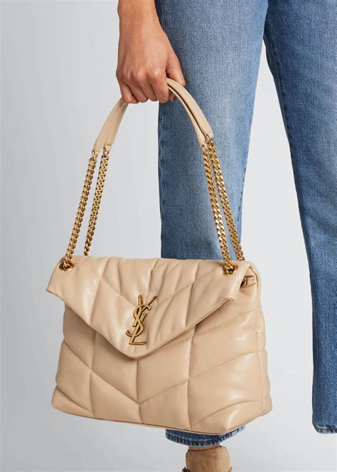 papierr koffer ysl|Medium Loulou Quilted Puffer Leather Shoulder Bag.